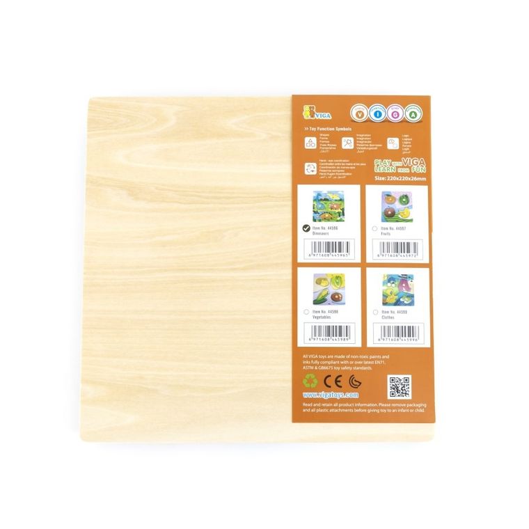 Viga, Dinozaury, puzzle z uchwytami