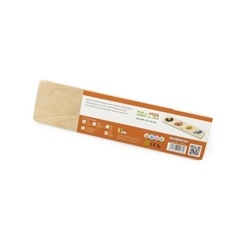 Viga, Jedzenie, pierwsze puzzle z uchwytami