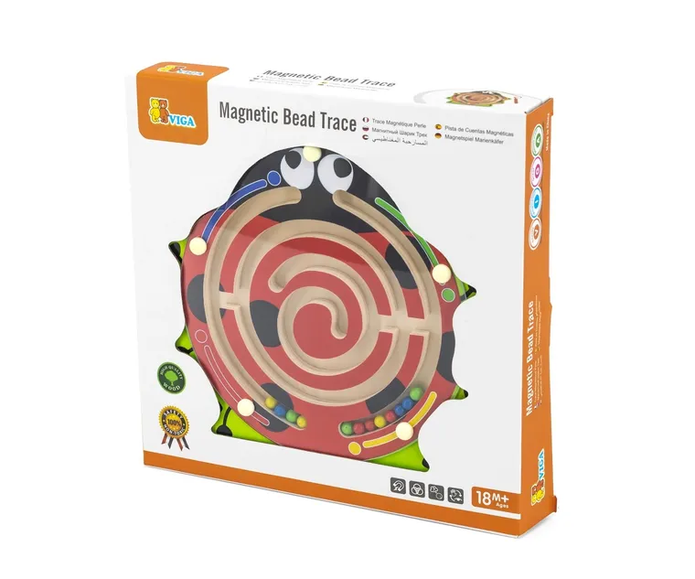 Viga, labirynt magnetyczny, biedronka, łamigłówka