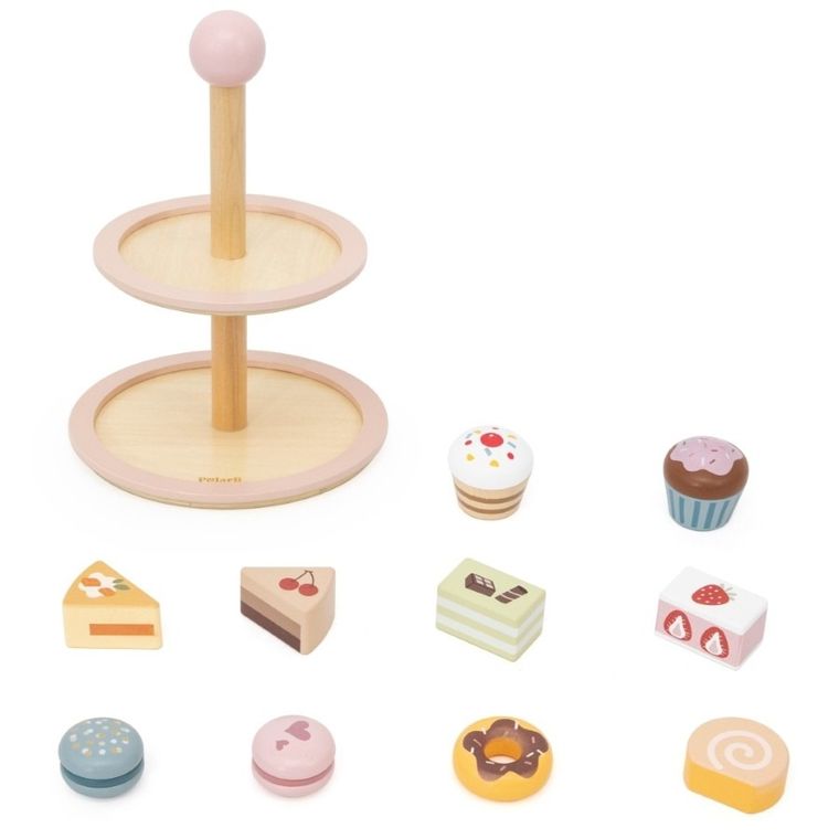 Viga, PolarB, Słodka Patera, drewniane makaroniki i torciki