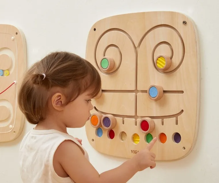 Viga, tablica manipulacyjna, kolorowe ścieżki