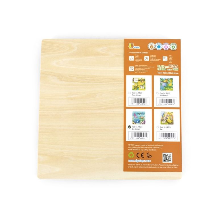 Viga, Zwierzęta Morskie, puzzle z uchwytami