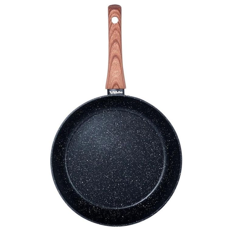 Vilde, Black&Wood, patelnia granitowa, 26 cm