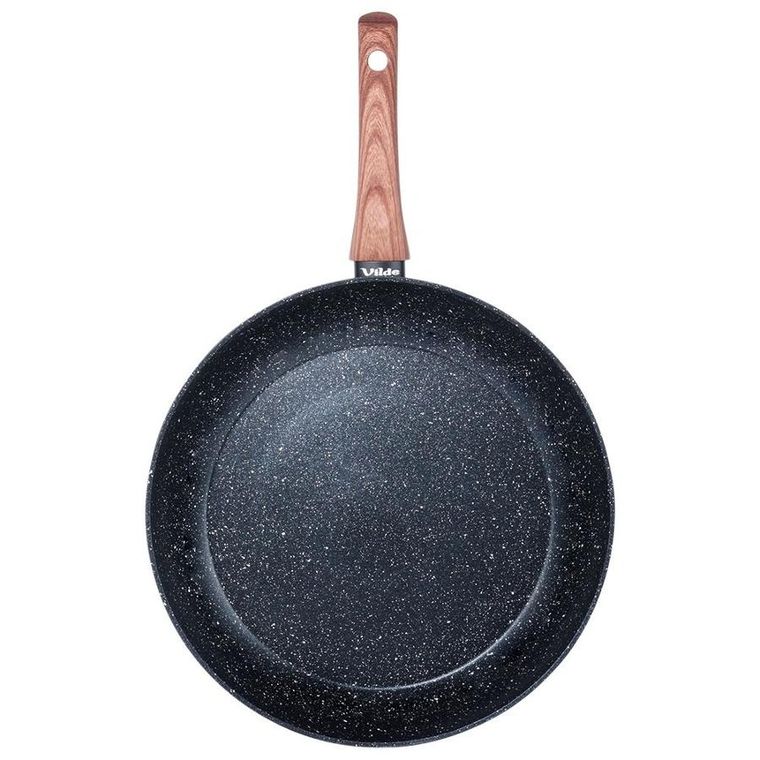 Vilde, Black&Wood, patelnia granitowa, 32 cm