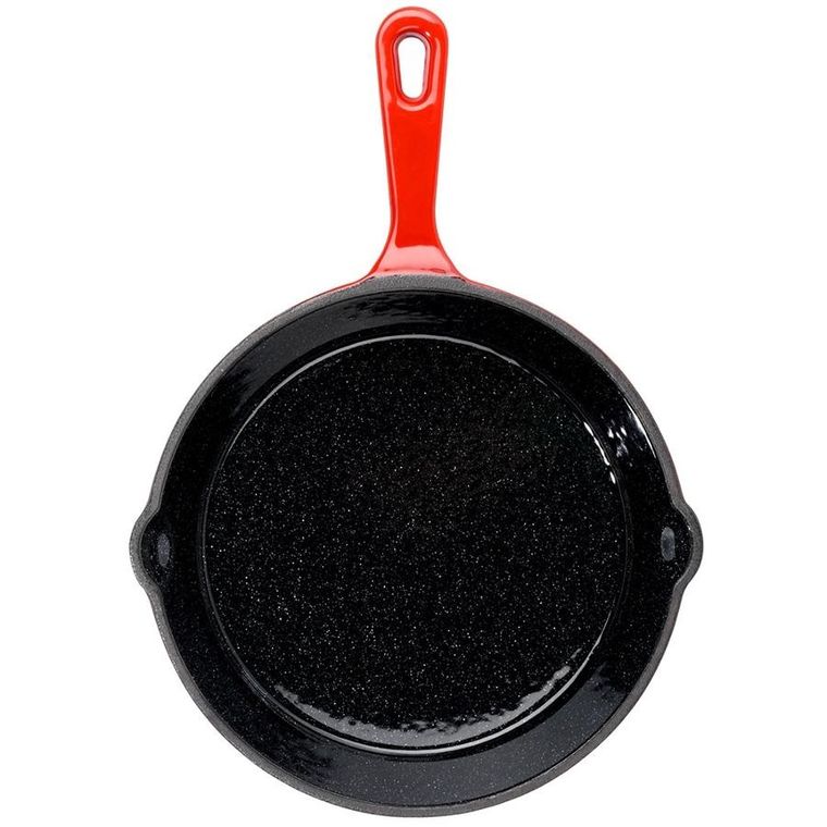 Vilde, Cast Enamel, patelnia żeliwna emaliowana z silikonową nakładką, 20 cm