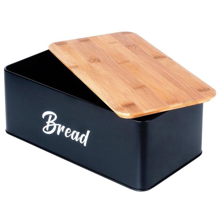 Vilde, chlebak z pojemnikami, metalowy, 4 elementy