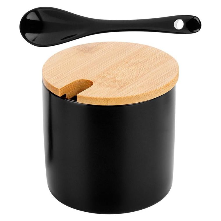 Vilde, cukierniczka ceramiczna, czarna