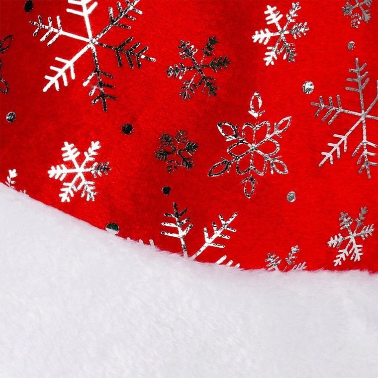 Vilde, czapka mikołaja z pomponem, 43 cm