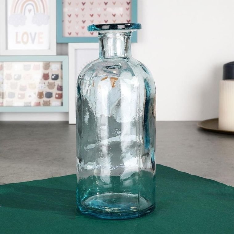 Vilde, dekoracyjny wazon na kwiaty, szklany, 20 cm