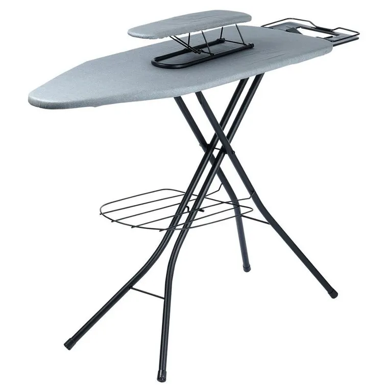 Vilde, deska do prasowania z rękawnikiem, szara, 140-39-92 cm