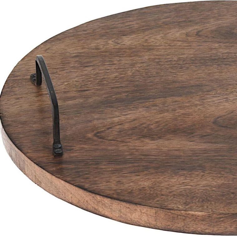 Vilde, deska kuchenna drewniana, mango, okrągła, 40 cm