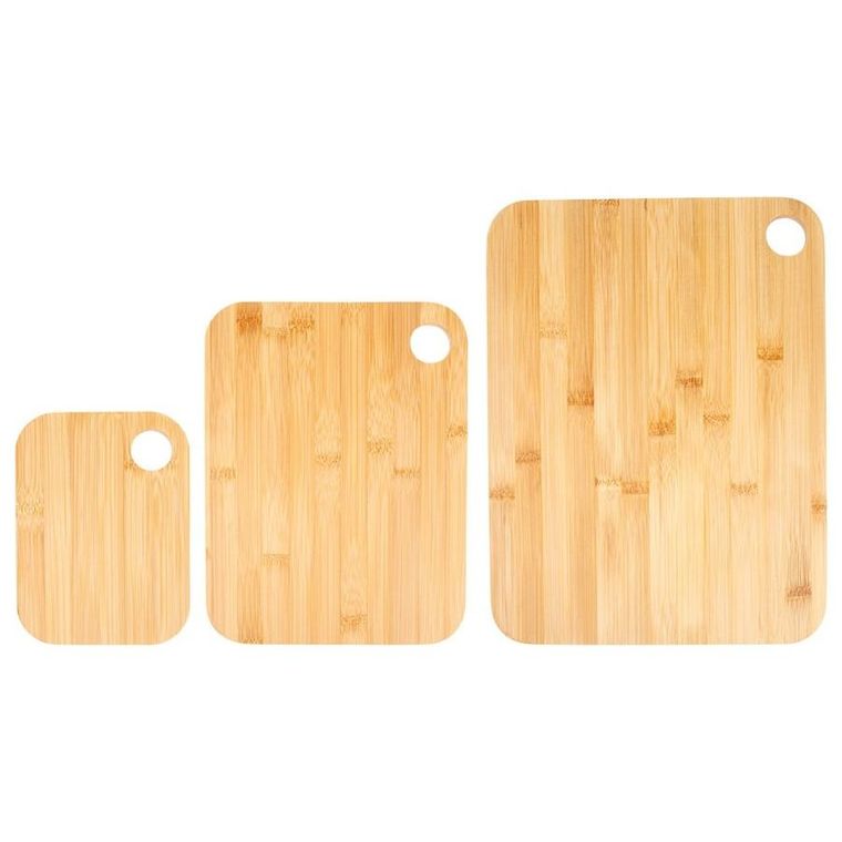 Vilde, deski do krojenia, bambusowe, 3 szt.