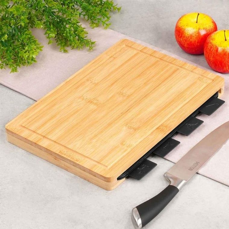 Vilde, deski do krojenia ze stojakiem, 5 elementów