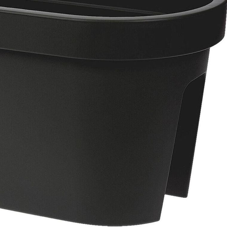 Vilde, donica balkonowa na balustradę, 59 cm