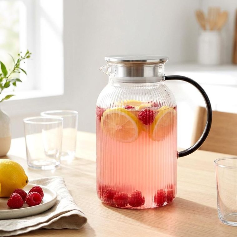 Vilde, dzbanek z pokrywką, szklany, 1,5l