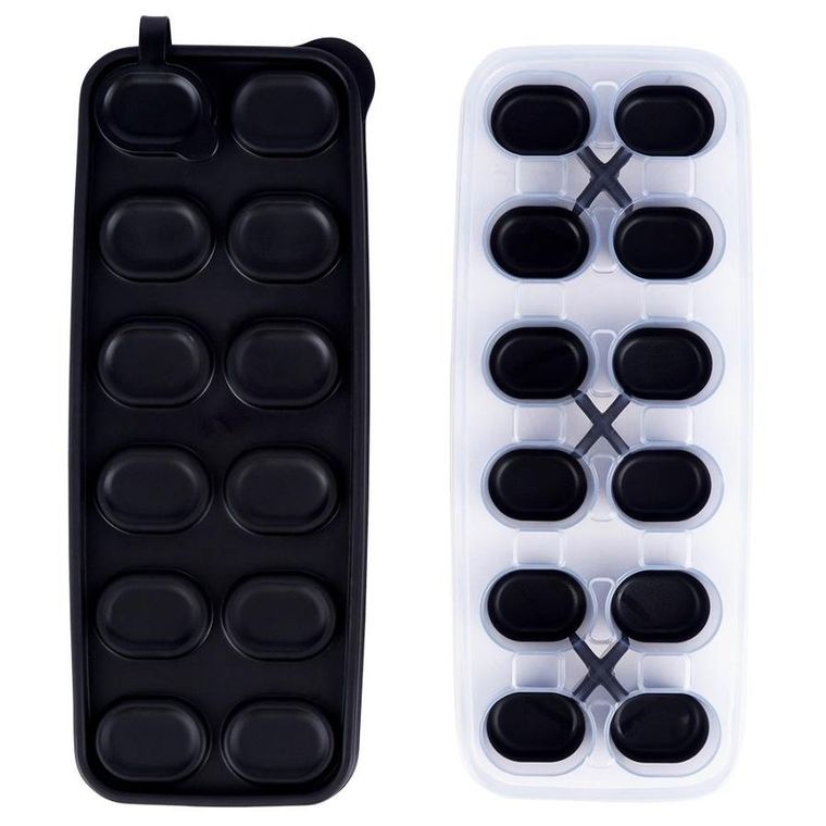 Vilde, forma do kostek lodu, z pokrywką, 25 cm