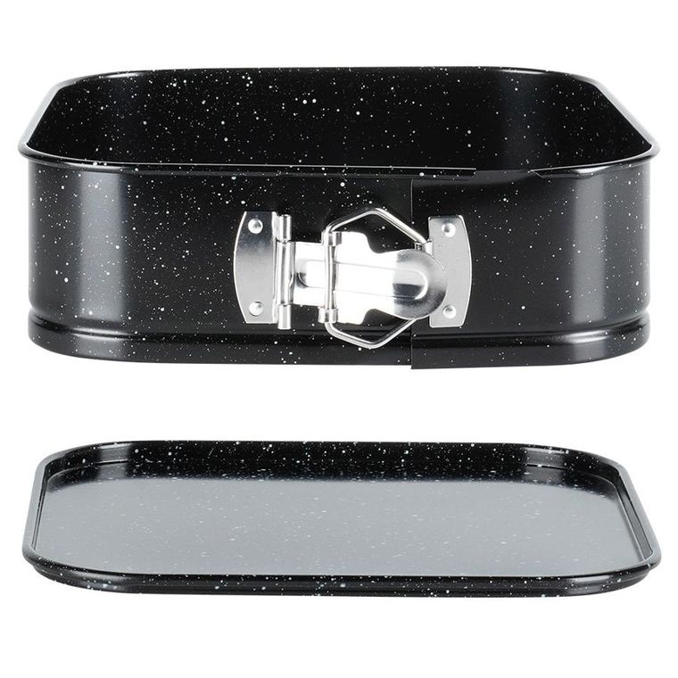 Vilde, forma do pieczenia, rozpinana, granitowa, 20-20-6,8 cm