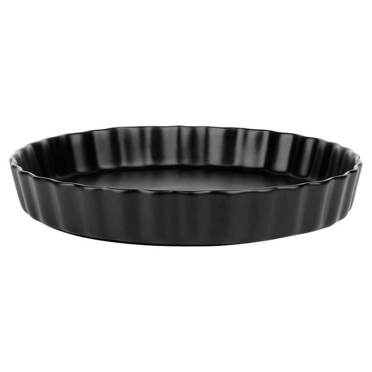 Vilde, forma do tarty ceramiczna, czarna, 24,5 cm