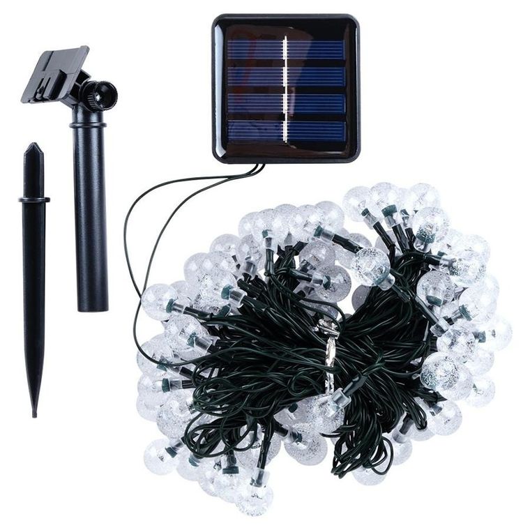 Vilde, girlanda ogrodowa solarna LED, 10m, 100 szt.