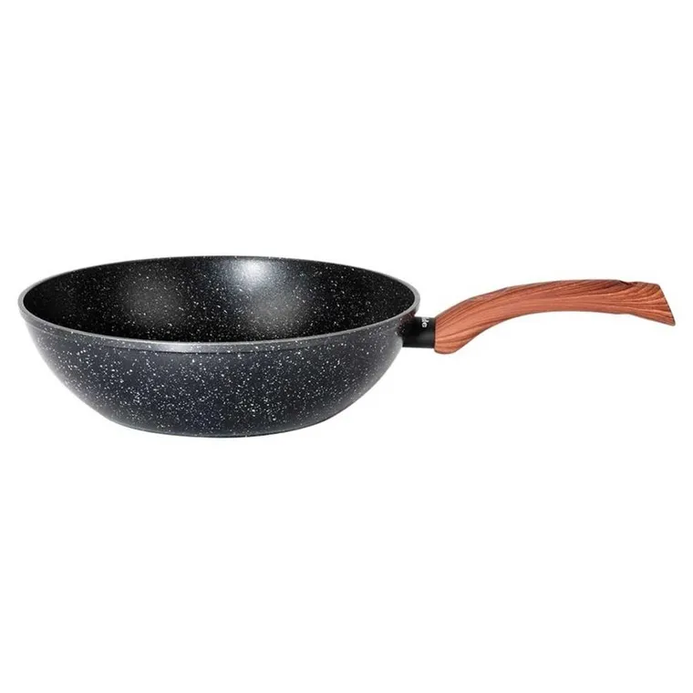 Vilde, głęboka patelnia, wok, granitowa, 28 cm