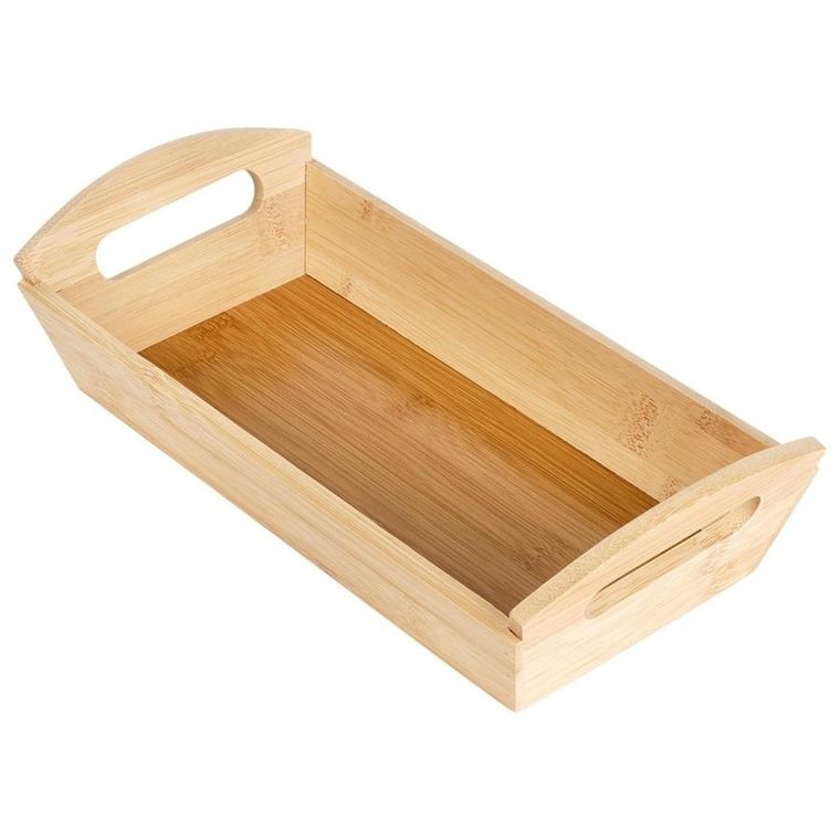 Vilde, koszyk na pieczywo, bambusowy, 29-14-7,5 cm