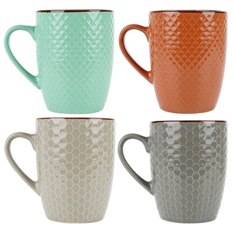 Vilde, kubki ceramiczne, 400 ml, 4 szt.