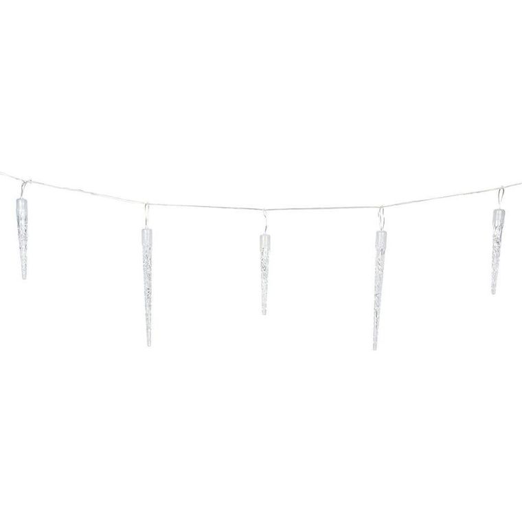Vilde, kurtyna świetlna girlanda, zewnętrzna, ciepły biały, sople lodu, 72 led, 6.9 m