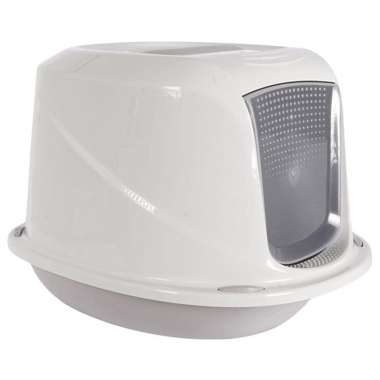 Vilde, kuweta dla zwierząt z filtrem, szara, 45-35-33 cm