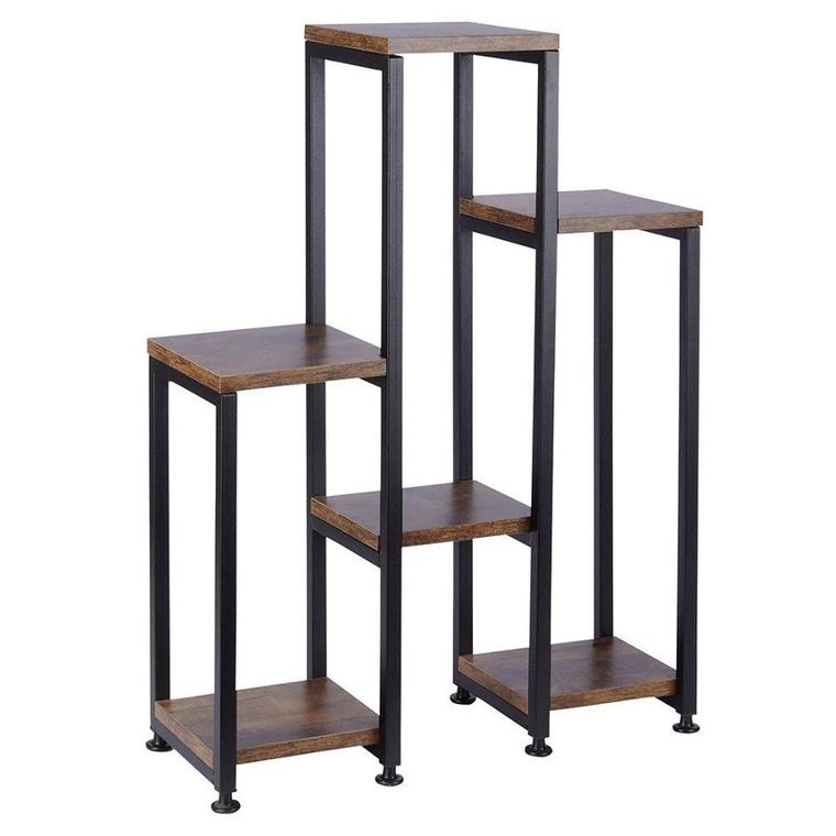 Vilde, kwietnik metalowy 6-poziomowy, 70 cm