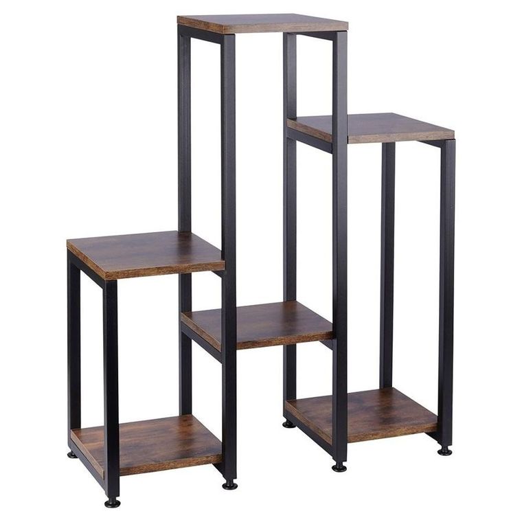 Vilde, kwietnik metalowy 6-poziomowy, 80 cm