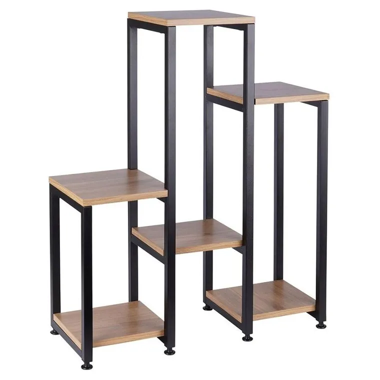 Vilde, kwietnik metalowy 6-poziomowy, 80 cm