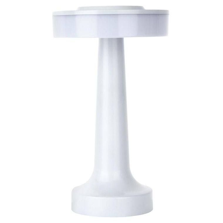 Vilde, lampka stołowa LED bezprzewodowa, biała, 3 tryby świecenia, 21 cm