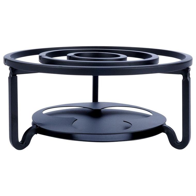 Vilde, podgrzewacz pod dzbanek do herbaty, metalowy, czarny