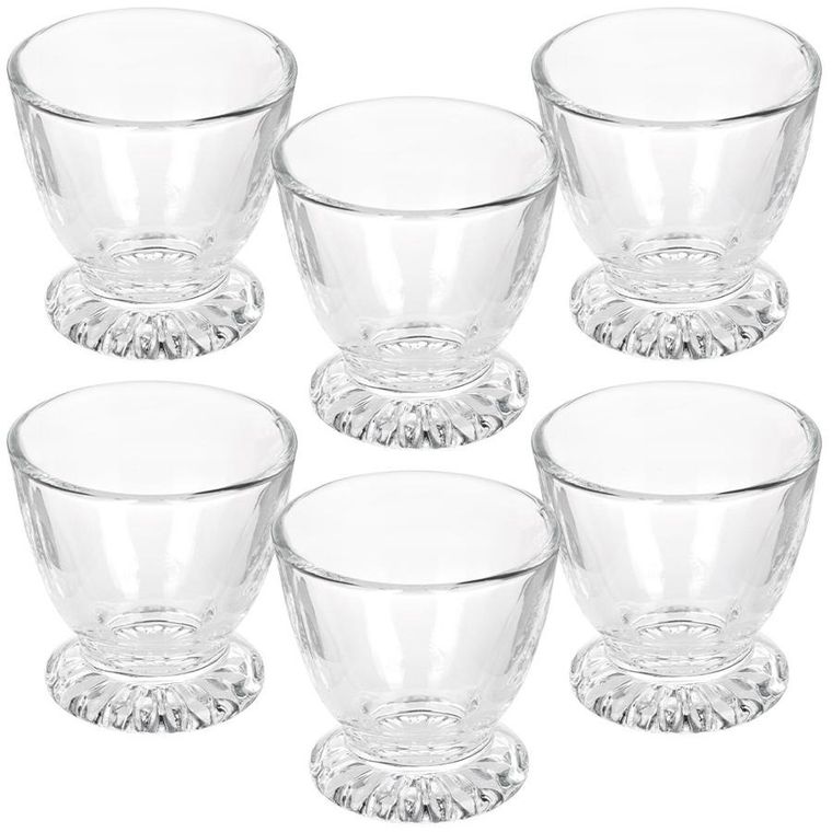 Vilde, podstawka na jajko, szklana, 6 szt.