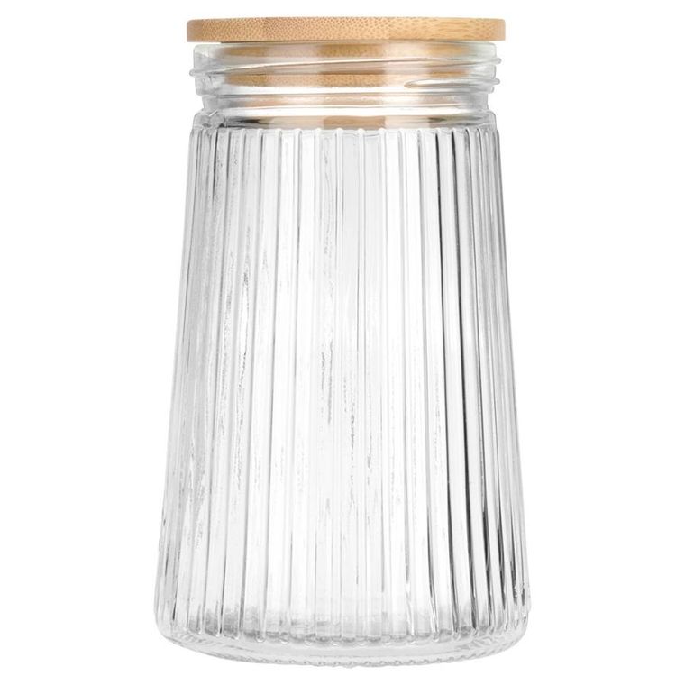 Vilde, pojemnik na produkty sypkie, szklany z pokrywką i uszczelką, 1l