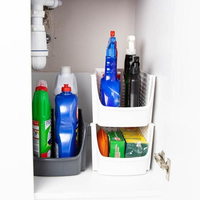 Vilde, pojemnik na warzywa i owoce, biały, 29-21-16 cm