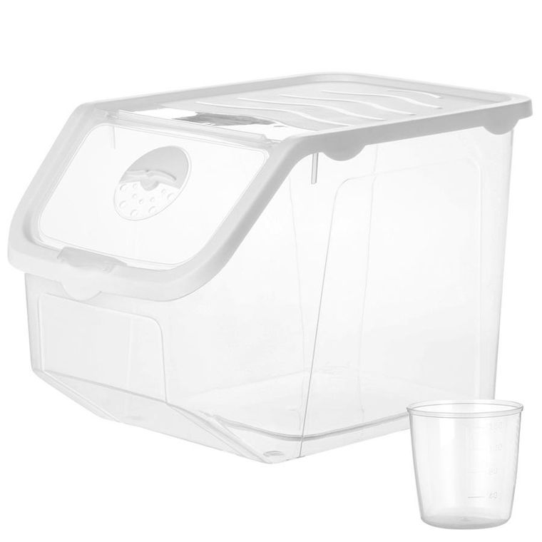 Vilde, pojemnik na warzywa i owoce, z pokrywką, przezroczysty, 12 l