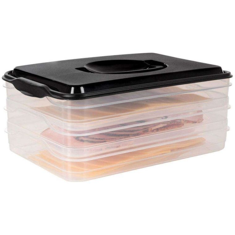 Vilde, pojemnik na wędliny, sery, 3-poziomowy