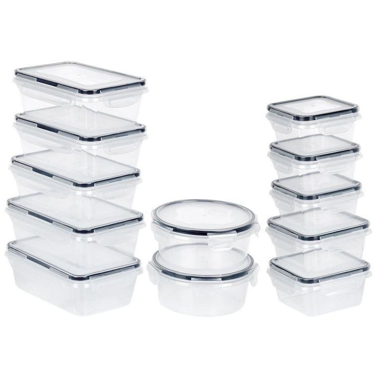 Vilde, pojemniki na żywność z pokrywką i uszczelką, 12 szt.