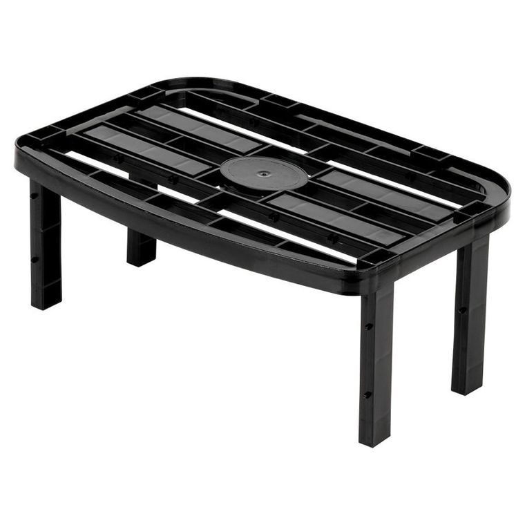 Vilde, półka kuchenna, czarna, 31-22-14,5/11,5 cm