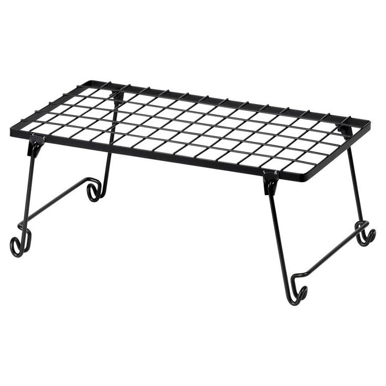 Vilde, półka kuchenna, metalowa, czarna, 36-22-15 cm