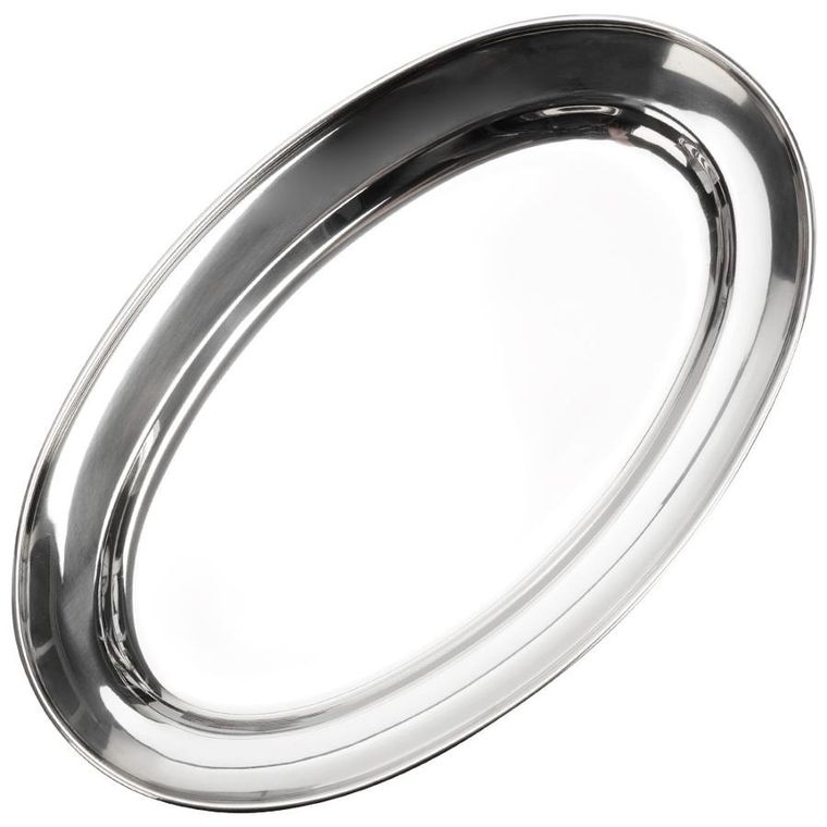 Vilde, półmisek stalowy, owalny, 29-18 cm