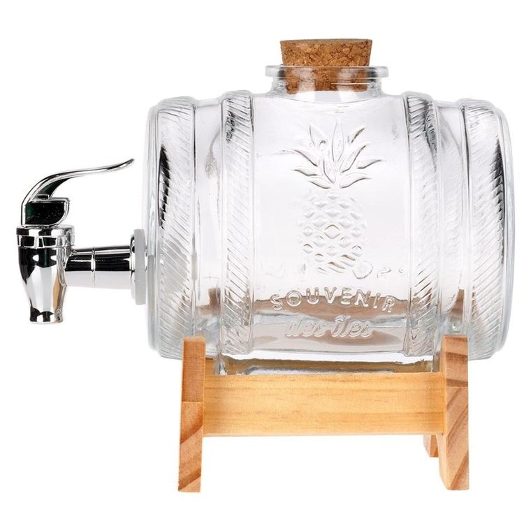 Vilde, słój do napojów z kranikiem i stojakiem, 1l