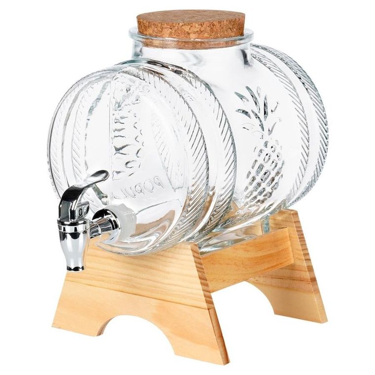 Vilde, słój do napojów z kranikiem i stojakiem, 3l