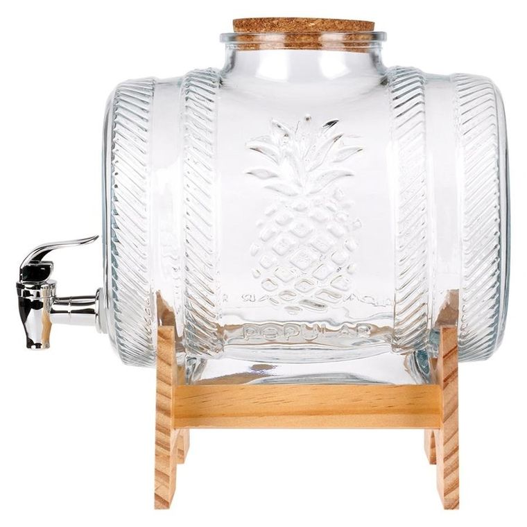 Vilde, słój do napojów z kranikiem i stojakiem, 5l