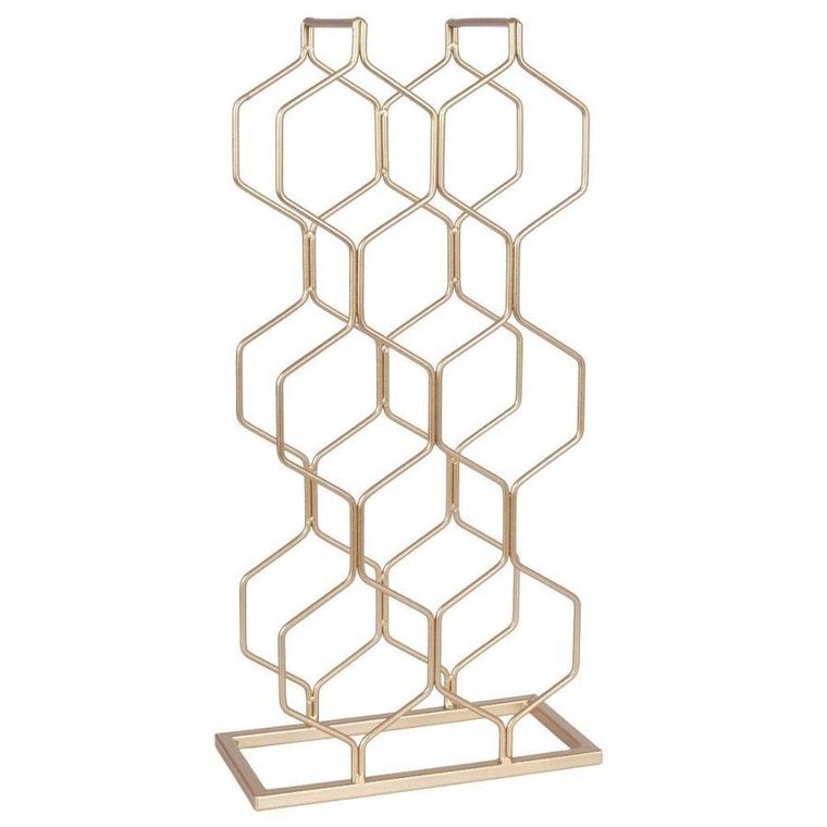 Vilde, stojak metalowy na wino, 8 butelek, 23-11-48 cm