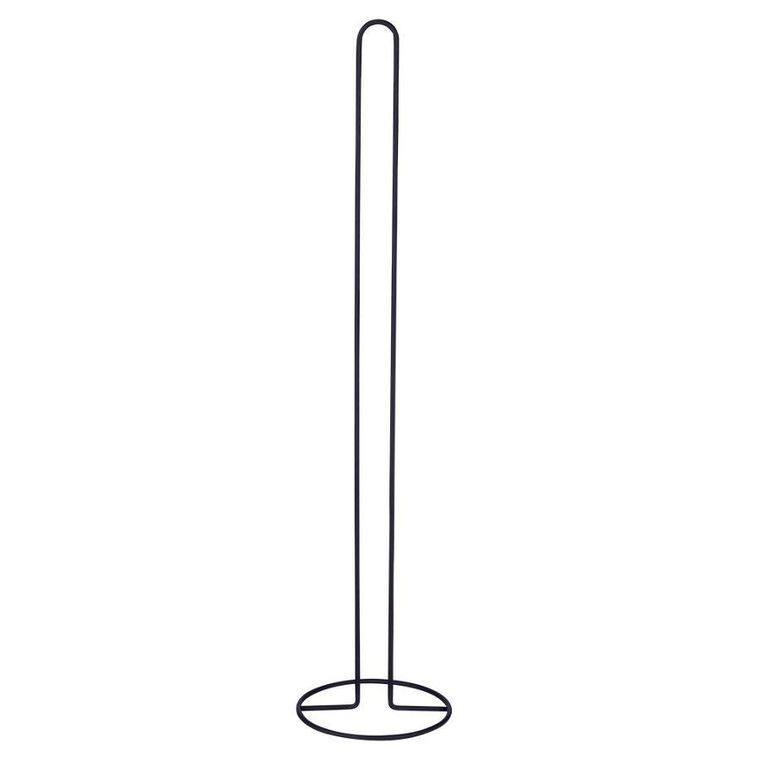 Vilde, Stojak na papier toaletowy metalowy czarny 60 cm