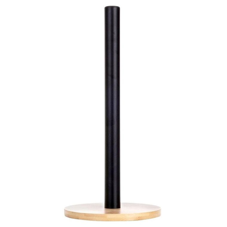 Vilde, stojak na ręcznik papierowy metalowy czarny, 32.5 cm