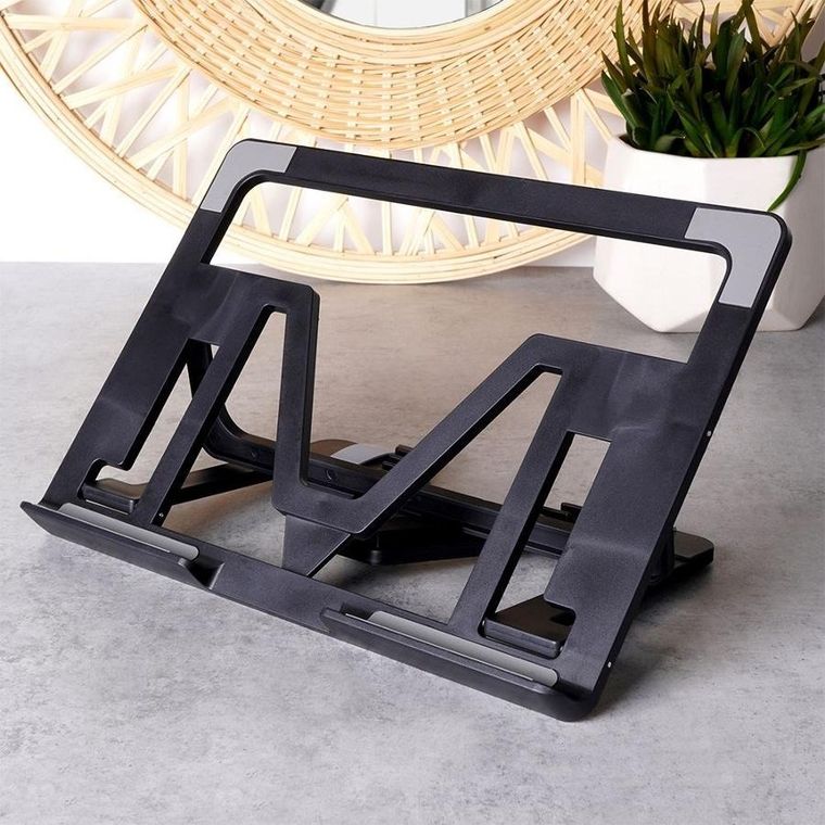 Vilde, stojak na tablet, czarny, 26-18.5 cm