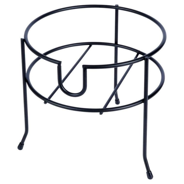 Vilde, stojak pod słój z kranikiem, metalowy, czarny